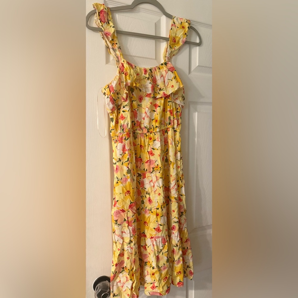 Floral Yellow Women’s Dress